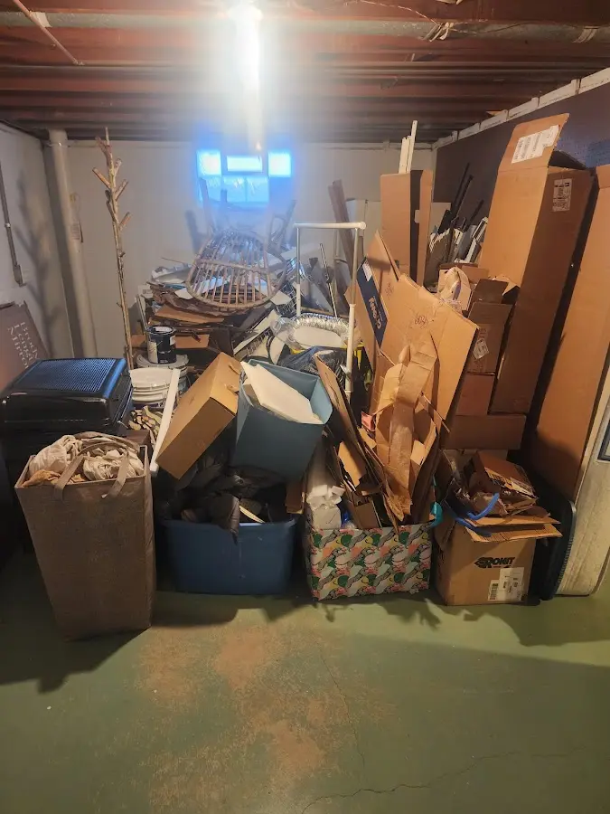 Roll-off dumpster container at job site for 20 Yard Dumpster Rental in Ladera Ranch